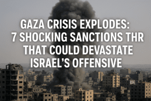 Gaza Crisis Explodes: 7 Shocking Sanctions Threats That Could Devastate Israel’s Offensive