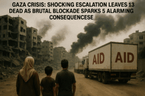 Gaza Crisis: Shocking Escalation Leaves 13 Dead as Brutal Blockade Sparks 5 Alarming Consequences