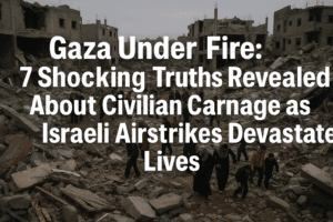 Gaza Under Fire: 7 Shocking Truths Revealed About Civilian Carnage as Israeli Airstrikes Devastate Lives