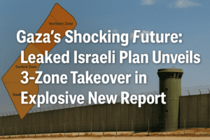 Gaza’s Shocking Future: Leaked Israeli Plan Unveils 3-Zone Takeover in Explosive New Report