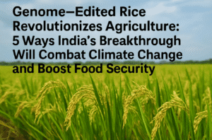 Genome-Edited Rice Revolutionizes Agriculture: 5 Ways India's Breakthrough Will Combat Climate Change and Boost Food Security!
