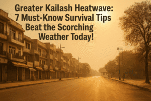 Greater Kailash Heatwave: 7 Must-Know Survival Tips to Beat the Scorching Weather Today!