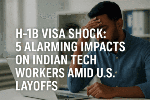 H-1B Visa Shock: 5 Alarming Impacts on Indian Tech Workers Amid U.S. Layoffs