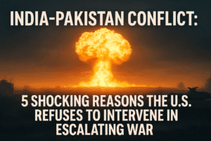 India-Pakistan Conflict: 5 Shocking Reasons the U.S. Refuses to Intervene in Escalating War