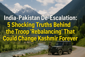 India-Pakistan De-Escalation: 5 Shocking Truths Behind the Troop “Rebalancing” That Could Change Kashmir Forever