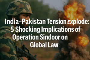 India-Pakistan Tensions Explode: 5 Shocking Implications of Operation Sindoor on Global Law