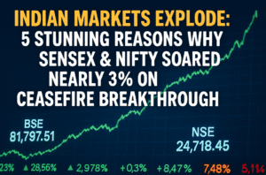 Indian Markets Explode: 5 Stunning Reasons Why Sensex & Nifty Soared Nearly 3% on Ceasefire Breakthrough