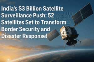 India's $3 Billion Satellite Surveillance Push: 52 Satellites Set to Transform Border Security and Disaster Response!