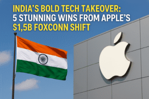 India’s Bold Tech Takeover: 5 Stunning Wins from Apple’s $1.5B Foxconn Shift