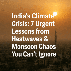 India's Climate Crisis: 7 Urgent Lessons from Heatwaves & Monsoon Chaos You Can't Ignore