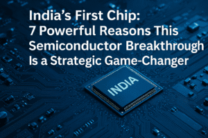 India's First Chip: 7 Powerful Reasons This Semiconductor Breakthrough Is a Strategic Game-Changer