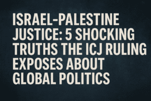 Israel-Palestine Justice: 5 Shocking Truths the ICJ Ruling Exposes About Global Politics