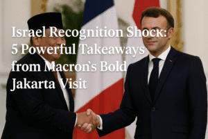 Israel Recognition Shock: 5 Powerful Takeaways from Macron’s Bold Jakarta Visit