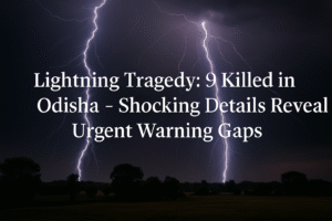 Lightning Tragedy: 9 Killed in Odisha – Shocking Details Reveal Urgent Warning Gaps