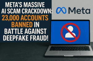 Meta’s Massive AI Scam Crackdown: 23,000 Accounts Banned in Battle Against Deepfake Fraud!