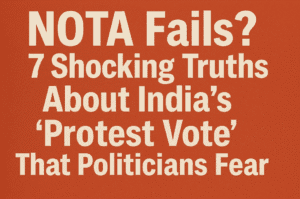 NOTA Fails? 7 Shocking Truths About India's "Protest Vote" That Politicians Fear