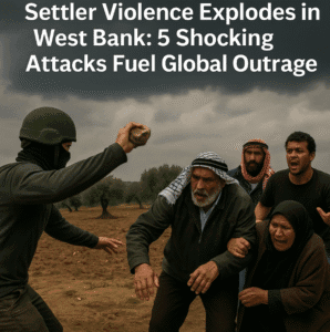 Settler Violence Explodes in West Bank 5 Shocking Attacks Fuel Global Outrage