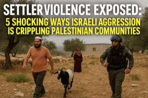 Settler Violence Exposed: 5 Shocking Ways Israeli Aggression Is Crippling Palestinian Communities