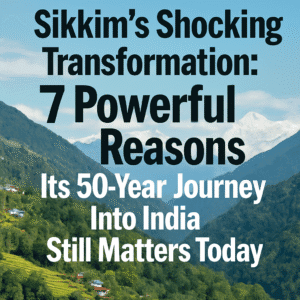 Sikkim’s Shocking Transformation: 7 Powerful Reasons Its 50-Year Journey Into India Still Matters Today