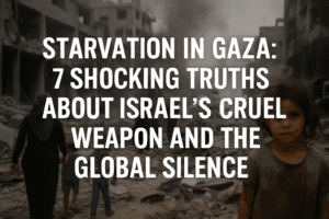 Starvation in Gaza: 7 Shocking Truths About Israel’s Cruel Weapon and the Global Silence