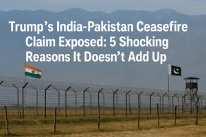 Trump’s India-Pakistan Ceasefire Claim Exposed: 5 Shocking Reasons It Doesn’t Add Up