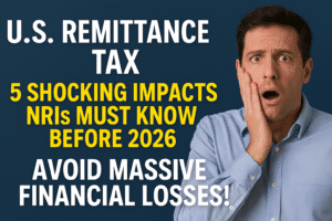 U.S. Remittance Tax: 5 Shocking Impacts NRIs Must Know Before 2026 – Avoid Massive Financial Losses!