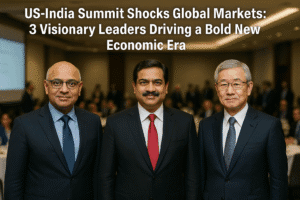 US-India Summit Shocks Global Markets: 3 Visionary Leaders Driving a Bold New Economic Era