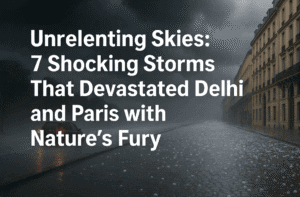 Unrelenting Skies: 7 Shocking Storms That Devastated Delhi and Paris with Nature’s Fury