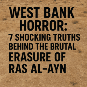West Bank Horror: 7 Shocking Truths Behind the Brutal Erasure of Ras al-Ayn