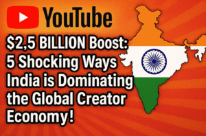 YouTube's $2.5 Billion Boost: 5 Shocking Ways India is Dominating the Global Creator Economy!