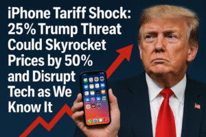 iPhone Tariff Shock: 25% Trump Threat Could Skyrocket Prices by 50% and Disrupt Tech as We Know It