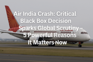 Air India Crash: Critical Black Box Decision Sparks Global Scrutiny – 5 Powerful Reasons It Matters Now