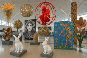 Airport Art Wonders: 9 Jaw-Dropping Masterpieces That Transform Travel Stress Into Cultural Magic 1 Airport Art Wonders: 9 Jaw-Dropping Masterpieces That Transform Travel Stress Into Cultural Magic