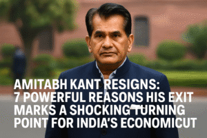 Amitabh Kant Resigns: 7 Powerful Reasons His Exit Marks a Shocking Turning Point for India’s Economic Future