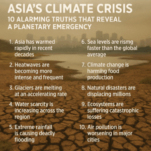 Asia’s Climate Crisis: 10 Alarming Truths That Reveal a Planetary Emergency