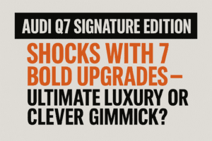 Audi Q7 Signature Edition Shocks with 7 Bold Upgrades – Ultimate Luxury or Clever Gimmick?