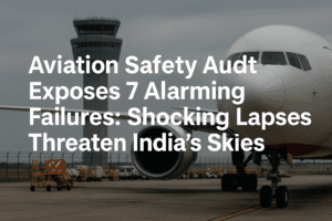 Aviation Safety Audit Exposes 7 Alarming Failures: Shocking Lapses Threaten India’s Skies