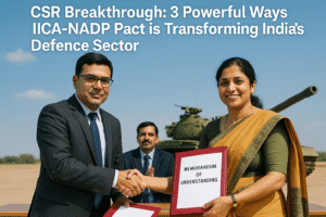 CSR Breakthrough: 3 Powerful Ways IICA-NADP Pact is Transforming India’s Defence Sector