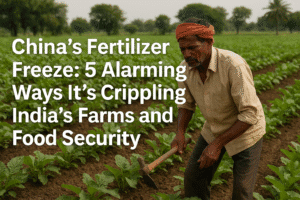 China’s Fertilizer Freeze: 5 Alarming Ways It’s Crippling India’s Farms and Food Security