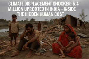 Climate Displacement Shocker: 5.4 Million Uprooted in India – Inside the Hidden Human Cost