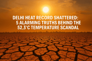 Delhi Heat Record Shattered: 5 Alarming Truths Behind the 52.3°C Temperature Scandal