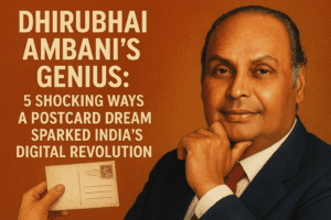 Dhirubhai Ambani’s Genius: 5 Shocking Ways a Postcard Dream Sparked India’s Digital Revolution