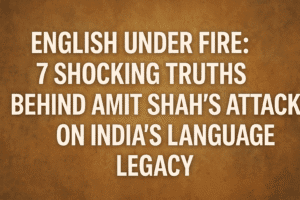 English Under Fire: 7 Shocking Truths Behind Amit Shah's Attack on India's Language Legacy