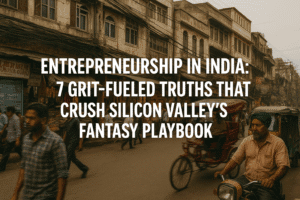 Entrepreneurship in India: 7 Grit-Fueled Truths That Crush Silicon Valley’s Fantasy Playbook