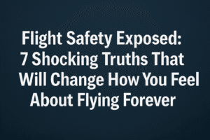 Flight Safety Exposed: 7 Shocking Truths That Will Change How You Feel About Flying Forever
