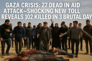 Gaza Crisis: 27 Dead in Aid Attack—Shocking New Toll Reveals 102 Killed in 3 Brutal Days