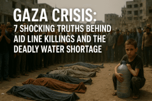Gaza Crisis: 7 Shocking Truths Behind Aid Line Killings and the Deadly Water Shortage