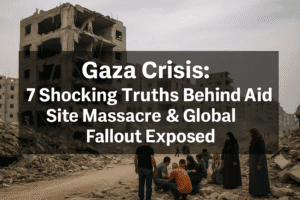 Gaza Crisis: 7 Shocking Truths Behind Aid Site Massacre & Global Fallout Exposed 1 Gaza Crisis: 7 Shocking Truths Behind Aid Site Massacre & Global Fallout Exposed