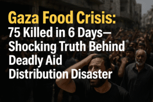 Gaza Food Crisis: 75 Killed in 6 Days—Shocking Truth Behind Deadly Aid Distribution Disaster