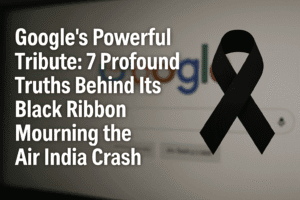 Google's Powerful Tribute: 7 Profound Truths Behind Its Black Ribbon Mourning the Air India Crash